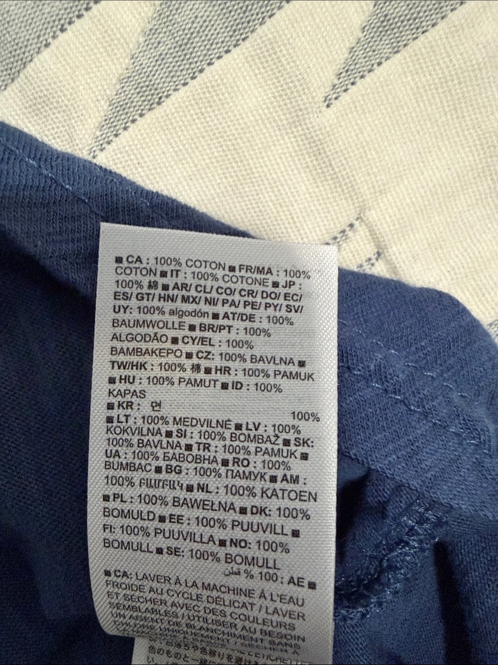 GAP Navy Blue Side-Tie Short Sleeve Tee Dress - Picture 6 of 7
